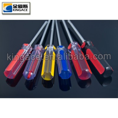 Hot Sale Long Plastic Ergonomic Screwdriver Handle 4'' Plus Screwdriver